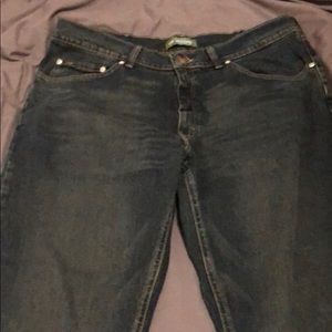 Relaxed fit straight leg jeans